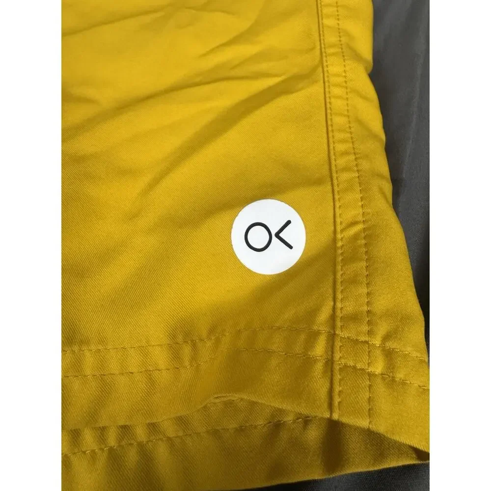 Outerknown Nomadic Volley Swim Trunks Men’s XL Yellow Quick Dry Surf Unlined